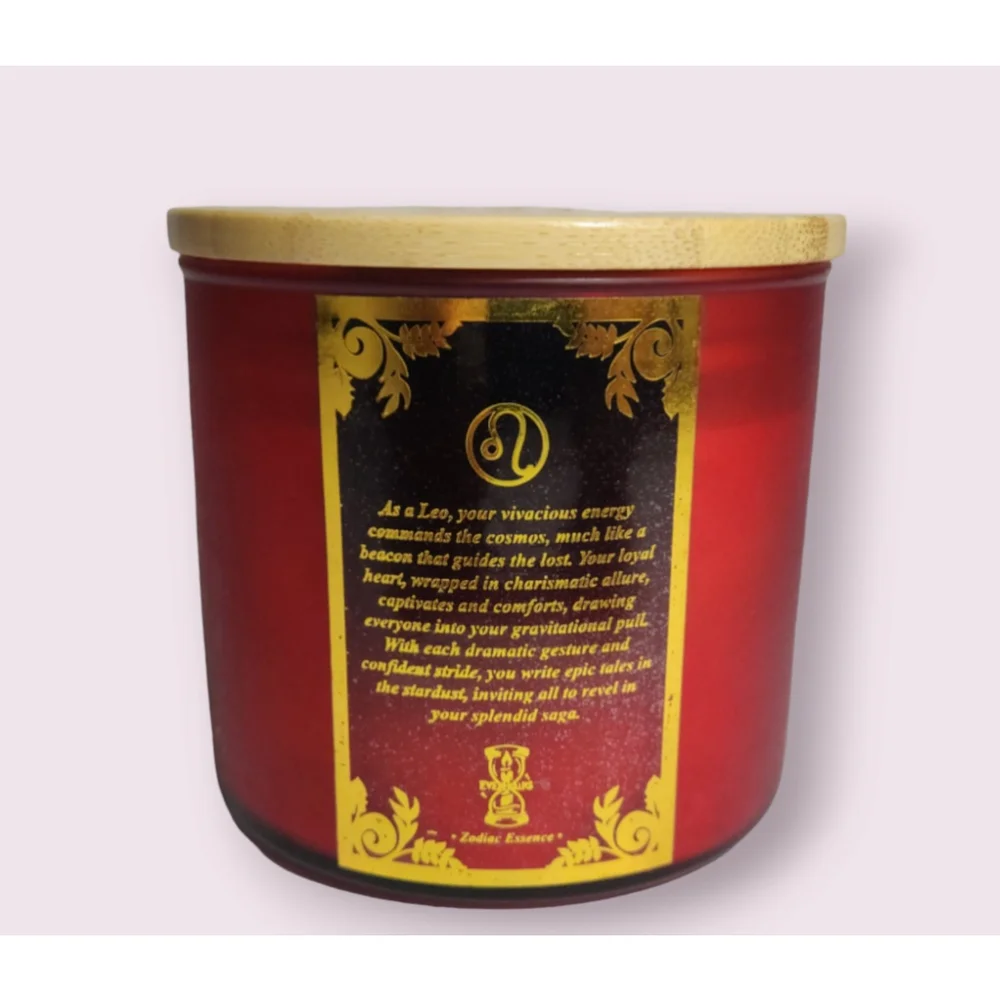 Everhours Leo Astrology Velvet Rose Scented Candle - 14 Ounce (NEW)